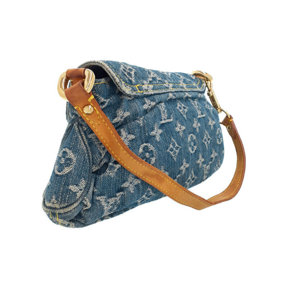 Louis Vuitton Monogram Denim Pleaty Semi Shoulder Bag - Picture 2 of 8